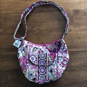 Vera Bradley Clare bag in Very Berry Paisley